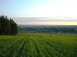 View of the selo of Novy Aktanyshbash in Krasnokamsky District