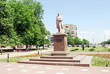 A statue of Taras Shevchenko