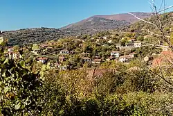Panoramic view of the village Dreveno