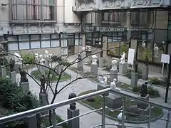 Sculptures garden, a gift from academician Tome Serafimovski