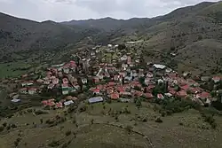 Airview of the village Korito