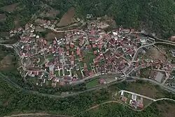 Airview of the village Lakavica