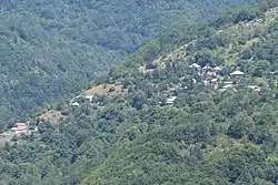 Panoramic view of the village