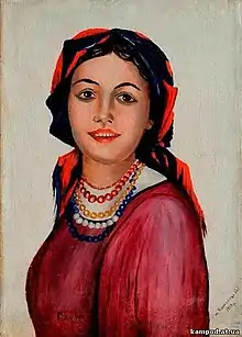 Painting of Halyna Kuzmenko