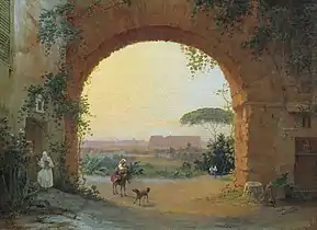Italian Landscape Near Rome