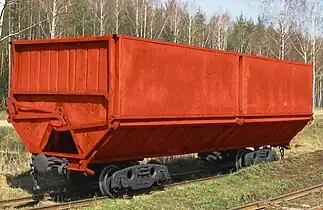 Open wagon for peat TSV6A