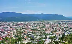 Panorama of Khust from the Castle Hill