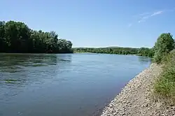 The Charysh River near the selo of Krasnoshchyokovo in Krasnoshchyokovsky District