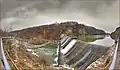 A river dam in Zhytomyr (in autumn)