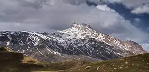 Mount Shalbuzdag in Akhtynsky and Dokuzparinsky Districts