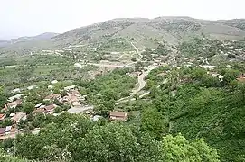 A view of the village