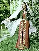 Traditional Armenian wedding dress