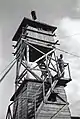 Ayalon (Khirbet Samach), watch tower, 1 January 1939. Photo: Rudi Weissenstein.