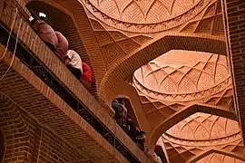 Ceilings of a corridor at the Grand Bazaar of Tehran