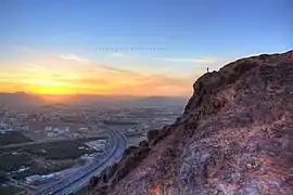 Mount Uhud in the area of Medinah