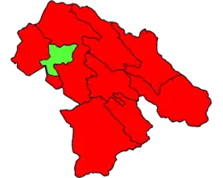 Location of Landeh County in Kohgiluyeh and Boyer-Ahmad province