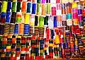 Bangles at a shop.