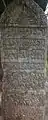Seven panel Hero Stone from 12th century with Old Kannada inscription from Siddapur taluk, Karnataka