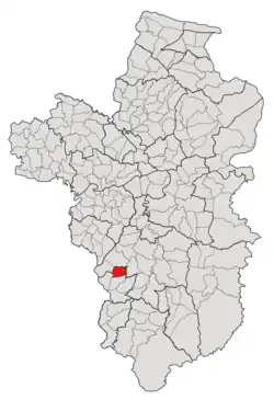 Subdistrict location in Ubon Ratchathani province