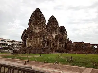 Phra Prang Sam Yot in Lopburi Province