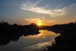 Sunset at Yom River, Si Satchanalai