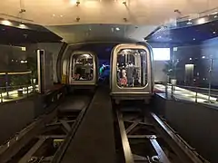 Two SK6000 cars of the Shanghai Bund Sightseeing Tunnel