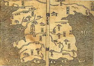 Joseon map (1530)