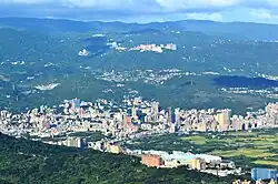 View of Beitou from Mount Guanyin