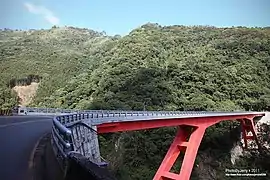 Steel Batter-Post Bridge, Japan