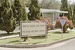 Headquarters of the 6214th Air Base Group, 1974