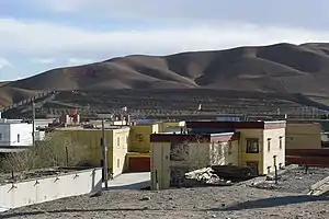 PLA emblem on the hill near Shiquanhe