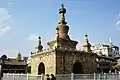 A diamond throne stupa in China