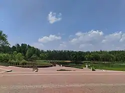 A park in Qigezhuang Village, 2022