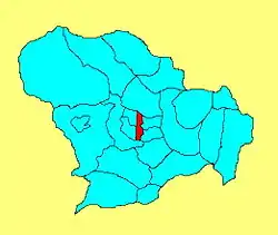 Location of the county