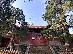 Fahai Temple on the south of the subdistrict