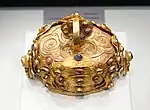 Gold crown inlaid with gems from Dingling (定陵) Mausoleum