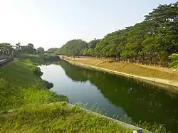 Waterway of the ancient harbor in Madou