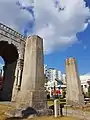Relocated Dongnimmun and Plinths of Yeongeunmun Gate in Seodaemun Independence Park