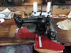 Sewing the loops