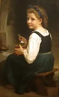 William Adolphe BouguereauGirl Eating Porridge (1874)