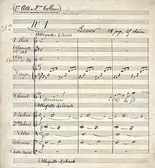 handwritten musical score