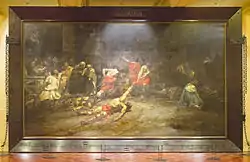 Painting of dying gladiators