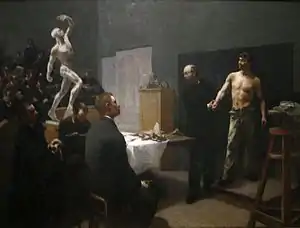 The Anatomy Class at the Ecole des Beaux Arts, François Sallé, 1888