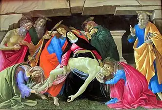 Sandro Botticelli, The Lamentation of Christ (1490-92)
