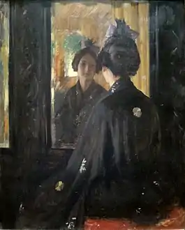 William Merritt ChaseThe Mirror (circa 1900)