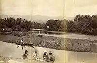 'Washing Day' at Motoutu Creek, Apia, Samoa, 1887