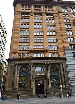 Commercial Banking Company, George Street, Sydney. Completed 1920s
