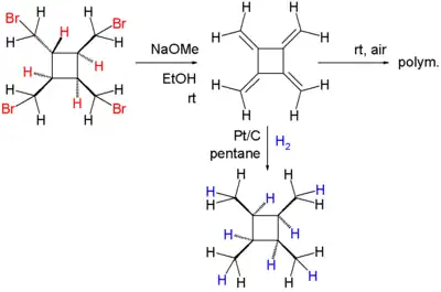 [4]radialene synthesis