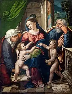 The Holy Family by Karsten van Limbos (16th century)