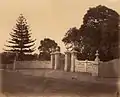 Entrance gates to the Botanic Gardens, Domain, Sydney